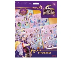 Usorteret Rinkinys naklejek Unicorn Academy 5x20