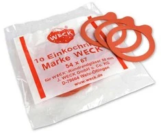 Weck gasket, 8 cm, 6 pcs