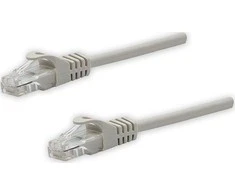 LAN UTP patchcord kabelis, Cat.5e, RJ45 M - RJ45 M, 10 m, neekranuotas, rutulinis, gryno vario ekonomija
