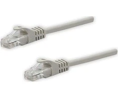 LAN UTP patchcord kabelis, Cat.5e, RJ45 M - RJ45 M, 5 m, neekranuotas, rutulinis, gryno vario ekonomija