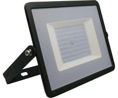 V-tac 100W LED prožektorius, E-serija, juodu korpusu, 6500K