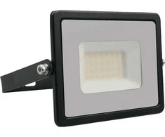 V-tac 30W LED prožektorius, E-serija, juodu korpusu, 6500K