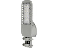 Samsung 30W LED gatvės šviestuvas V-TAC, pilku korpusu, 4000K