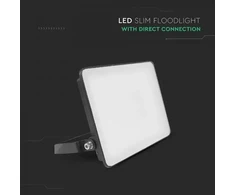 V-TAC LED prožektorius FLUXI M 30W 3600lm 6500K IP65 juodas 23855-5