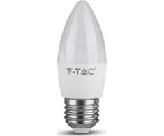 V-tac 4,5W LED lemputė, E27, žvakės formos, 6500K