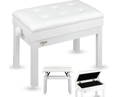 V-TONE PB2 WH pianino klaviatūros suolelis baltas