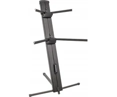 V-TONE DELUXE K2 dvigubas reguliuojamas klaviatūros stovas