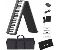 V-TONE PFP skaitmeninis pianinas, nešiojamas, sulankstomas, juodas