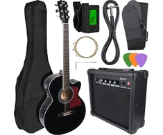 V-TONE EAG SET BK elektroakustinė gitara. + stiprintuvas
