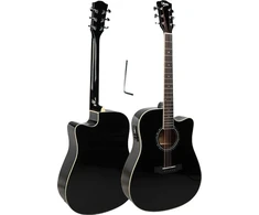 V-TONE VEAG1 CE BK - 4/4 electro-acoustic guitar, juodas