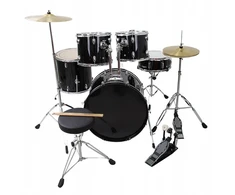 Akustinių būgnų komplektas V-TONE VD KIT PRO, Juodos spalvos