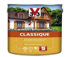 Medienos impregnatorius V33 Classique, ąžuolo spalvos, 0,75 l