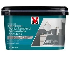 V33 PAINT BATHROOM PERF ANTHRACITE 2L