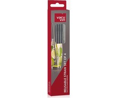 Vacu Vin Reusable straws set/4 Vacuvin®