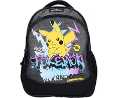 Vadobag Mokyklos kuprinė išvykoms Pokémon Ready for Battle Pikachu, 2 skyriai