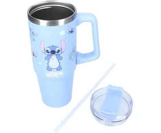 Gertuvė Vadobag Termo puodelis Lilo i Stitch 900 ml ze słomką i laikikliu