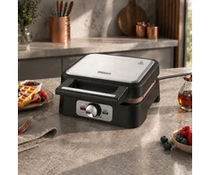 Vaflinė Webber WM16 1600W keraminė XXL INOX temperatūros reguliavimas (05WM16)