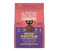 Vafo Prahs Born Carnivore, sausas maistas, dla kot�w doros�ych, vištiena i �led�, 1,25 g, maišelis