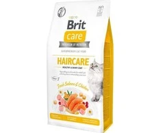 Brit Care Cat GF Haircare Healthy&amp;Shiny Coat (lašiša&amp;vištiena) 0,4kg