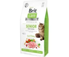 Brit Care Cat GF Senior Weight Control (šviežia vištiena) 2kg