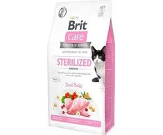 Brit Care Cat GF Sterilized Sensitive (Fesh triušiena) 2kg