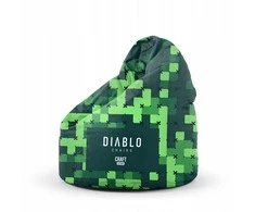 Diablo Chairs Vaikiškas pufas Diablo Kėdės, žalias Craft Edition