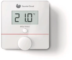 Vaillant SRT 51f MiGo Select – belaidis kambario reguliatorius, skirtas veikti su moduliu SR 940f. Veikia su MiGo Link App programėle mobiliesiems įrenginiams.