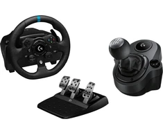 Vairas Logitech G923 Xbox Series X S/Xbox One/PC (941-000158) + Pavarų perjungimo svirtis G29, G920 Driving Force (941-000130)