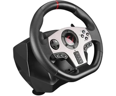 Žaidimų vairas RAMPAGE V902 PC. 3 pedalai - Rankinis bėgių perjungimas
