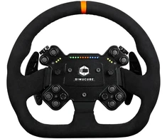 Simucube Valo GT-23 SC3 Simracing-Lenkrad, 320 mm Skersmuo, GT-Design, SC3-Quick-Release - juodas, wildleder