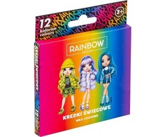Rainbow High vaško kreidelės Astra, 12 spalvų vaikams