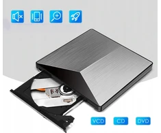 Vaizdo grotuvas DVD grotuvas Zenwire Išorinis nešiojamas DVD CD RW grotuvas 2in1 USB 3.0 ir USB-C 3.1 nešiojamam ir asmeniniam kompiuteriui ALIUMINIO ĮRAŠYMO ĮRENGINYS