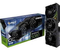 Vaizdo plokštė Grafikos plokštė Palit GeForce RTX 5080 GamingPro OC V1 16GB GDDR7 DLSS4 (NE75080S19T2-GB2031Y)