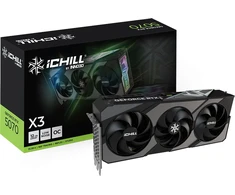 Vaizdo plokštė INNO3D iChill GeForce RTX 5070 X3 NVIDIA 12 GB GDDR7