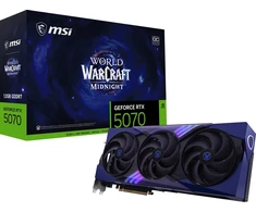 Vaizdo plokštė MSI GeForce RTX 5070 World of Warcraft Midnight Void Edition OC 12GB GDDR7 DLSS4 (G507012WMVEC)