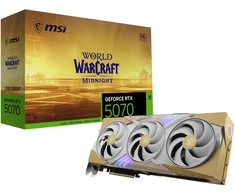 Vaizdo plokštė MSI GeForce RTX 5070 World of Warcraft Midnight Light Edition OC 12GB GDDR7 DLSS4 (G507012WMLEC)