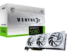 Vaizdo plokštė MSI GeForce RTX™ 5080 16G VENTUS 3X OC | baltos spalvos