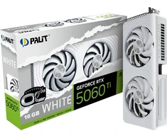 Vaizdo plokštė PALIT RTX 5060 Ti Baltas OC 16GB GDDR7