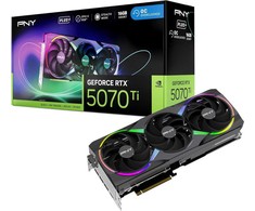 PNY GeForce RTX 5070 Ti EPIC-X RGB Overclocked Triple Fan Plus 16GB GDDR7 DLSS4 vaizdo plokštė (VCG5071T16TFXXPB1-O)