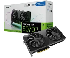 Pny Technologies Vaizdo plokštė PNY GeForce RTX 5070 Ti Slim OC 12GB GDDR7 DLSS4 (VCG5070T16DFSXPB1-O)
