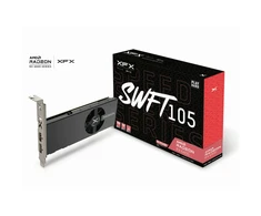 Vaizdo plokštė XFX SPEEDSTER SWFT105 „Radeon RX 6400“ su 4 GB GDDR6, AMD RDNA™ 2 architektūra | RX-64XL4SFG2