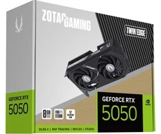 Vaizdo plokštė Zotac ŽAIDIMŲ VAIZDO KARTOGRAMA „GeForce RTX 5050 Twin Edge“ NVIDIA 8 GB GDDR6