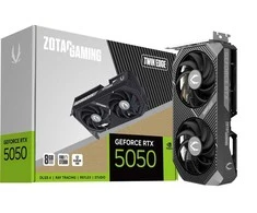 Vaizdo plokštė Zotac ŽAIDIMŲ VAIZDO KARTOGRAMA „GeForce RTX 5050 Twin Edge“ NVIDIA 8 GB GDDR6