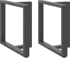 Valgomojo stalo kojelės, T formos, 2 vnt., 70x35x(72-73) cm