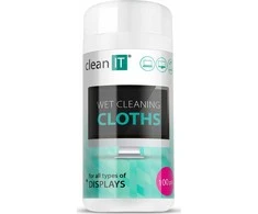 CLEAN IT Drėgnos valymo šluostės ekranams 100 vnt