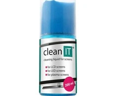 Clean It Švarus IT ekrano valymo tirpalas su ekrano šluoste dangtelyje, 200ml