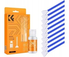 Valiklis Kf Matrix valymo rinkinys Aps-c matricoms K&amp;f Concept LIQUID + 10x mentelė / Sku.1616