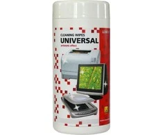 Valiklis Valymo priemonės vienkartinės servetėlės universalus, dėžutė, 100 vnt., Logotipas