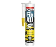 Soudal FIX All TURBO 290ml hibridinis audinių klijų baltas