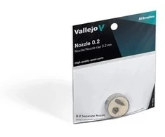 Vallejo : Purškimo įrenginys - 0.2 keičiamasis antgalis / antgalio dangtelis (Innovator ir Profinish) (2030785)
